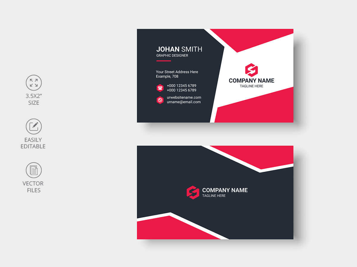 Creative Business Card Template | Searchmuzli Inside Web Design ...