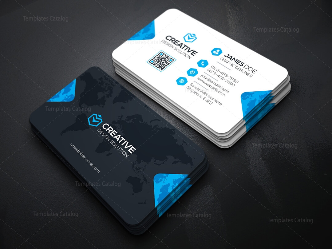 Creative Company Business Card Template 000036 With Regard To Company Business Cards Templates