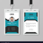 Creative Employee Id Card Template With Id Card Template Ai