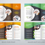 Creative Trifold Brochure Template. 2 Color Styles №80614 Regarding Membership Brochure Template
