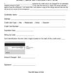 Credit Card Authorization Form – Fill Online, Printable For Hotel Credit Card Authorization Form Template