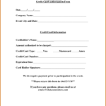Credit Card Authorization Form – Fotolip In Authorization To Charge Credit Card Template