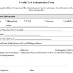 Credit Card Authorization Form Templates [Download] With Order Form With Credit Card Template