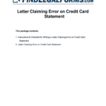 Credit Card Statement Template – Fill Online, Printable Within Credit Card Statement Template