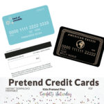 Credit Card Template For Kids ] – Kids Credit Card Pretend Inside Credit Card Template For Kids