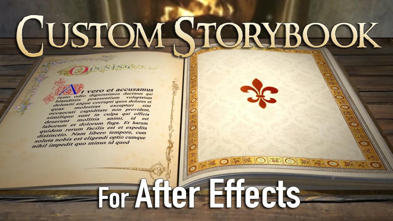 Custom 3D Fairy Tale Storybook (For After Effects) Throughout Fairy Tale Powerpoint Template