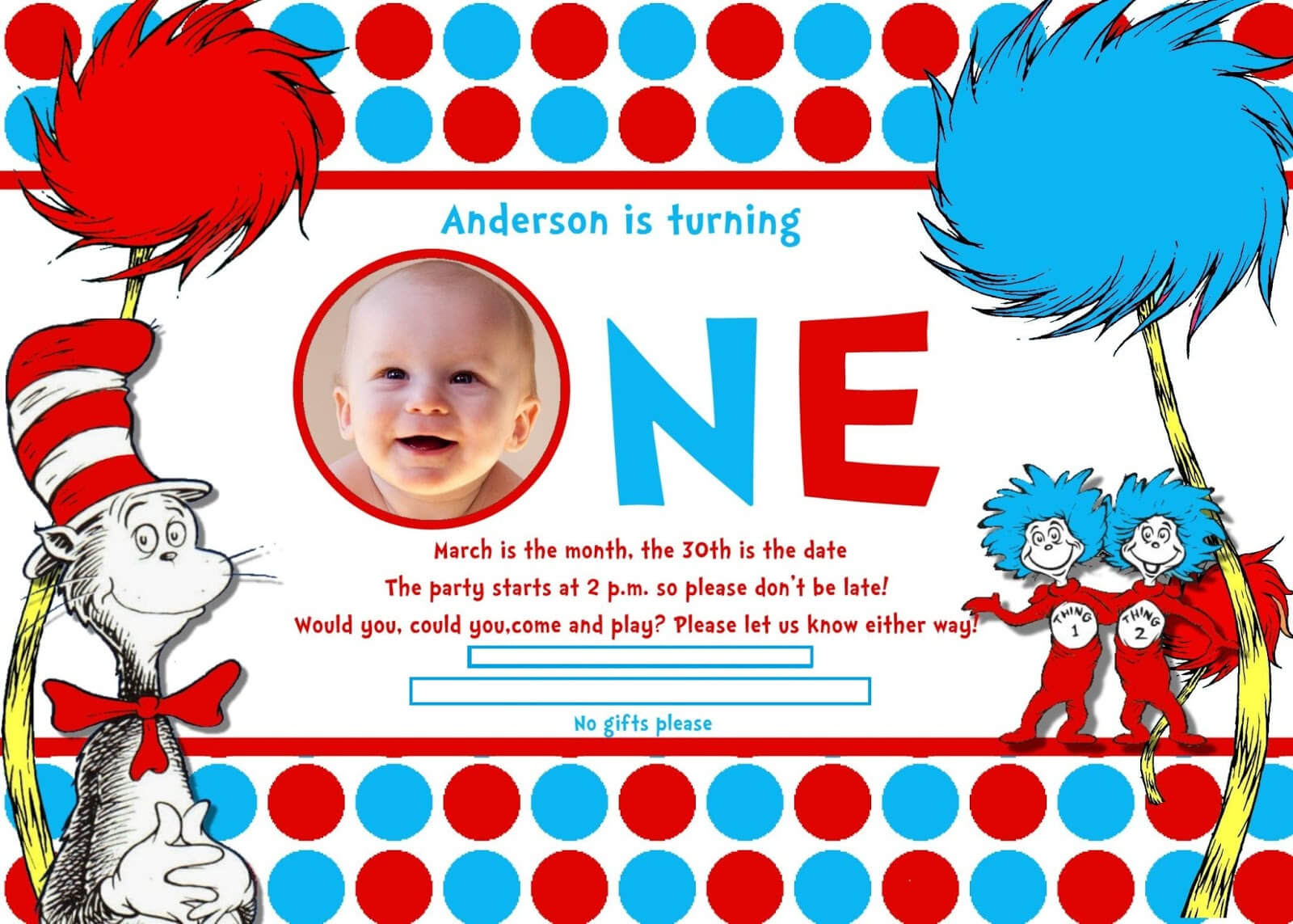 Cute Dr Seuss Quotes. Quotesgram For Dr Seuss Birthday Card Template