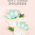 Cute Succulent Printable Gift Card Holder – Design Eat Repeat Intended For Homemade Christmas Gift Certificates Templates