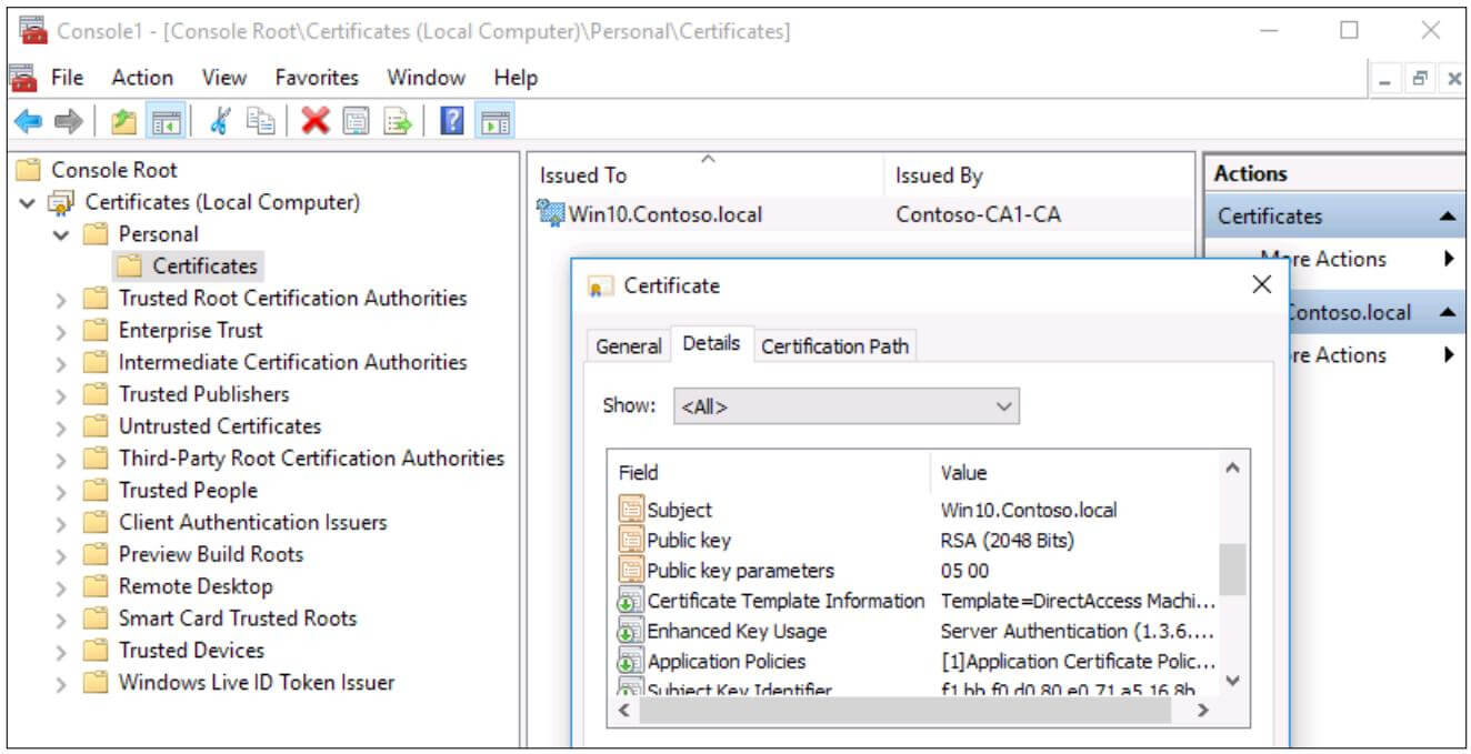 Глава 4. Сертификаты В Windows Server 2016 – Windows Server Intended For Update Certificates That Use Certificate Templates