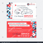 Стоковая Векторная Графика «Automotive Service Business Card With Regard To Automotive Business Card Templates