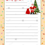 Стоковая Векторная Графика «Christmas Letter Santa Claus Within Christmas Note Card Templates
