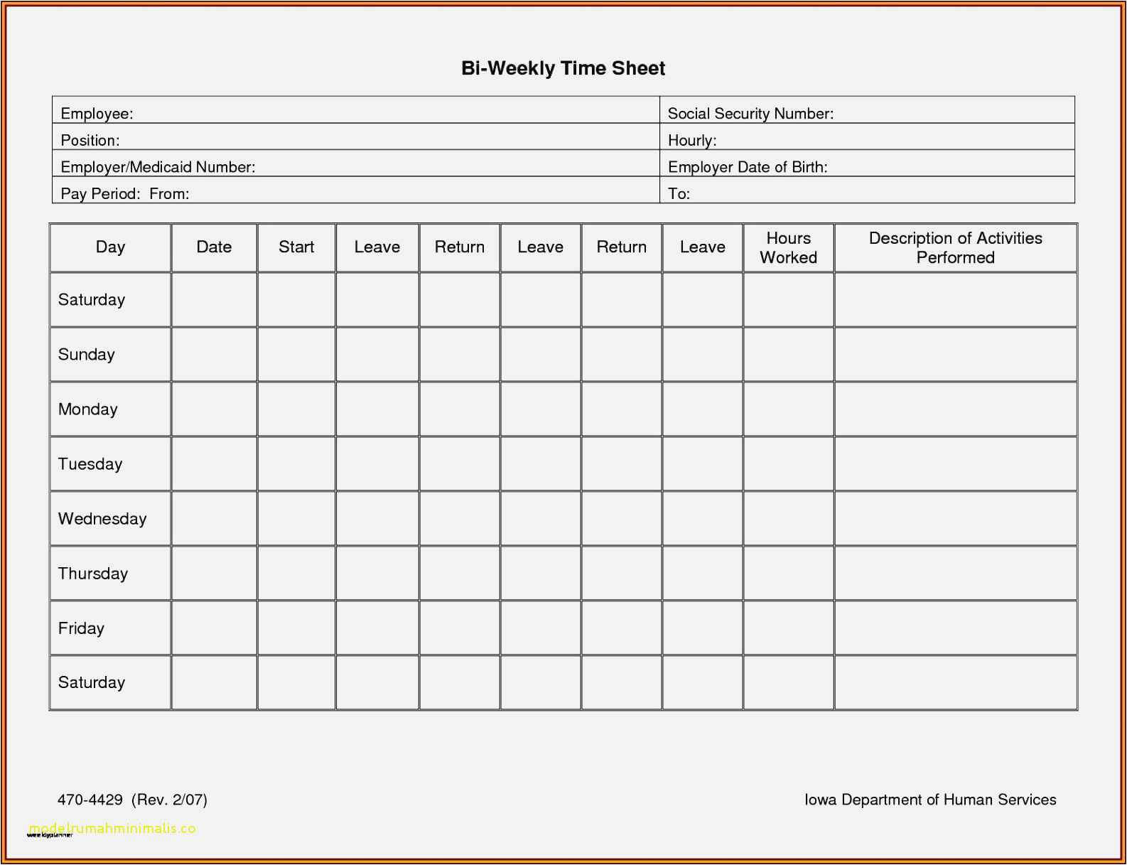 Daily Time Sheet Examples | Time Sheet Templates Throughout Weekly Time Card Template Free