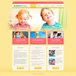 Day Care Responsive WordPress Theme With Regard To Daycare Brochure Template