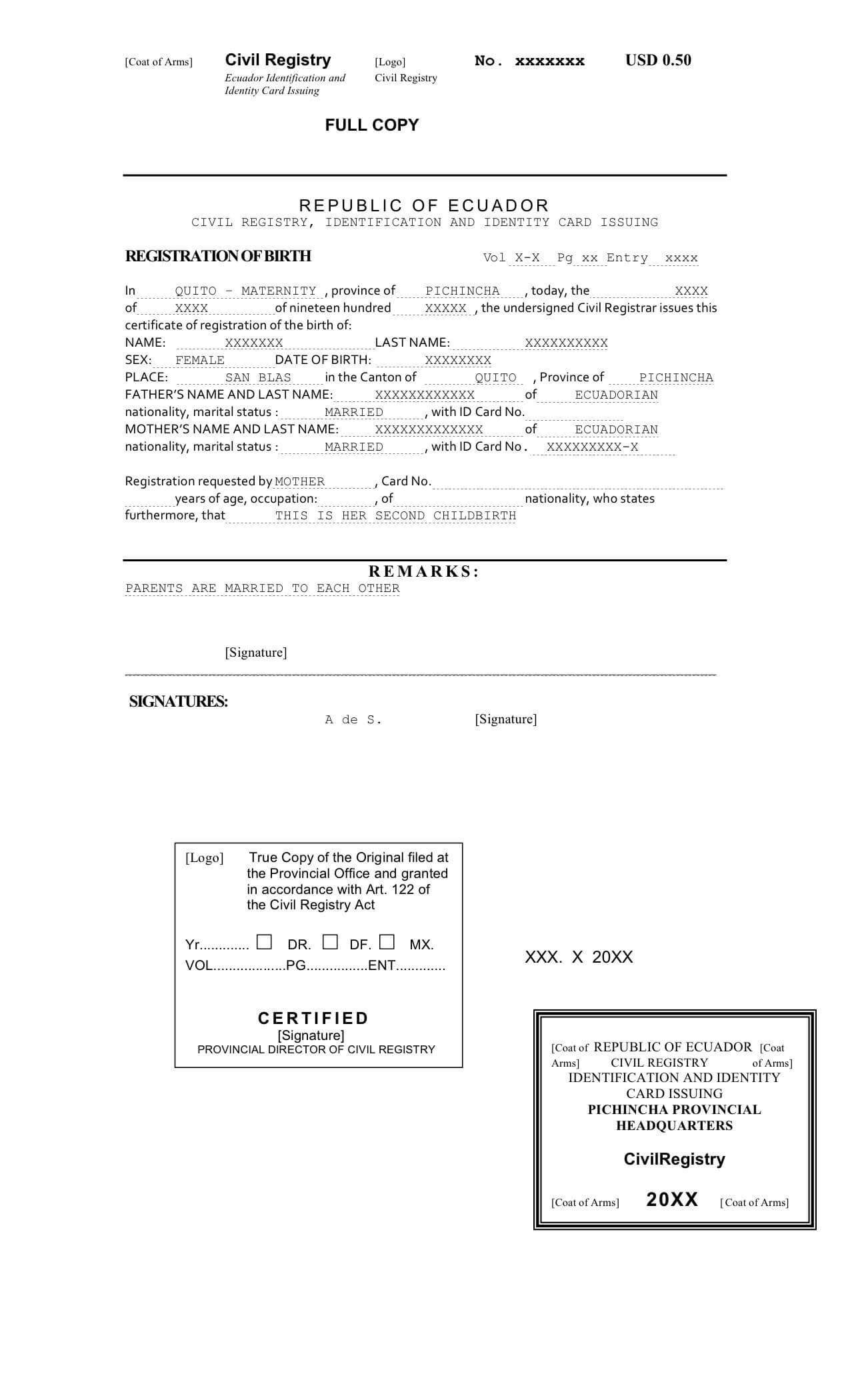 Death Certificate Translation From Spanish To English Sample For Death Certificate Translation Template