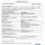 Death Certificate Translation Template Spanish To English With Regard To Birth Certificate Translation Template