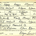 Deciphering Draft Registration Cards For Genealogy: World In World War 2 Identity Card Template