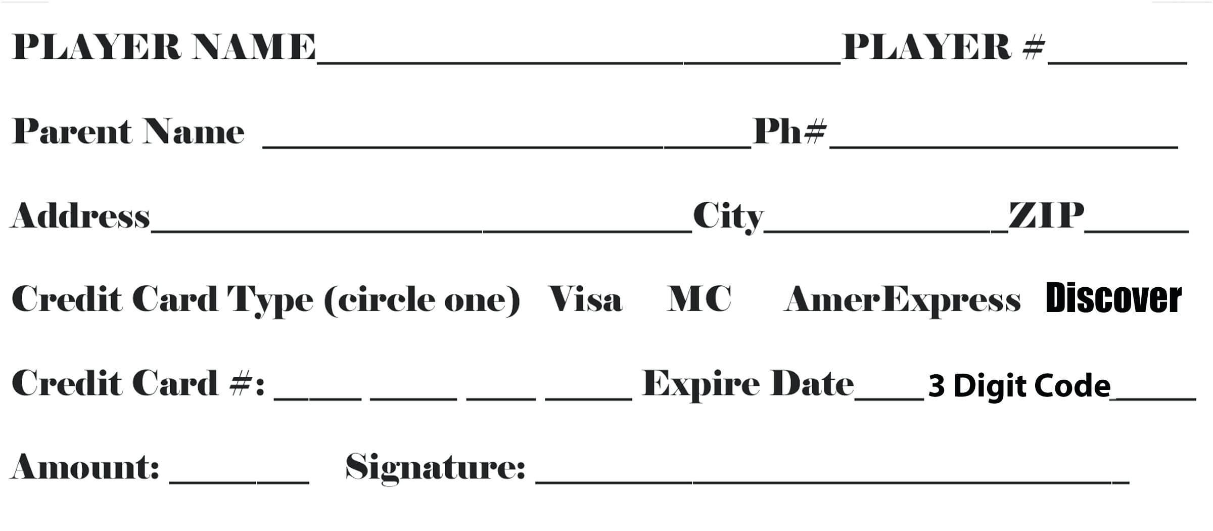 Deposit Forms Cash Credit Debit Or Financial Services Card In Credit Card Payment Slip Template