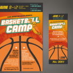 Designcontest – Basketball Camp Ticket & Poster Inside Basketball Camp Brochure Template