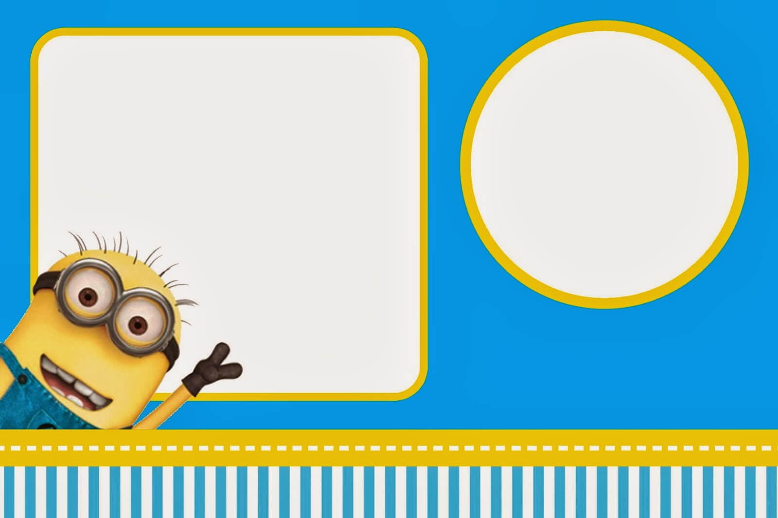 Despicable Me: Invitations And Party Free Printables. – Oh With Regard To Minion Card Template