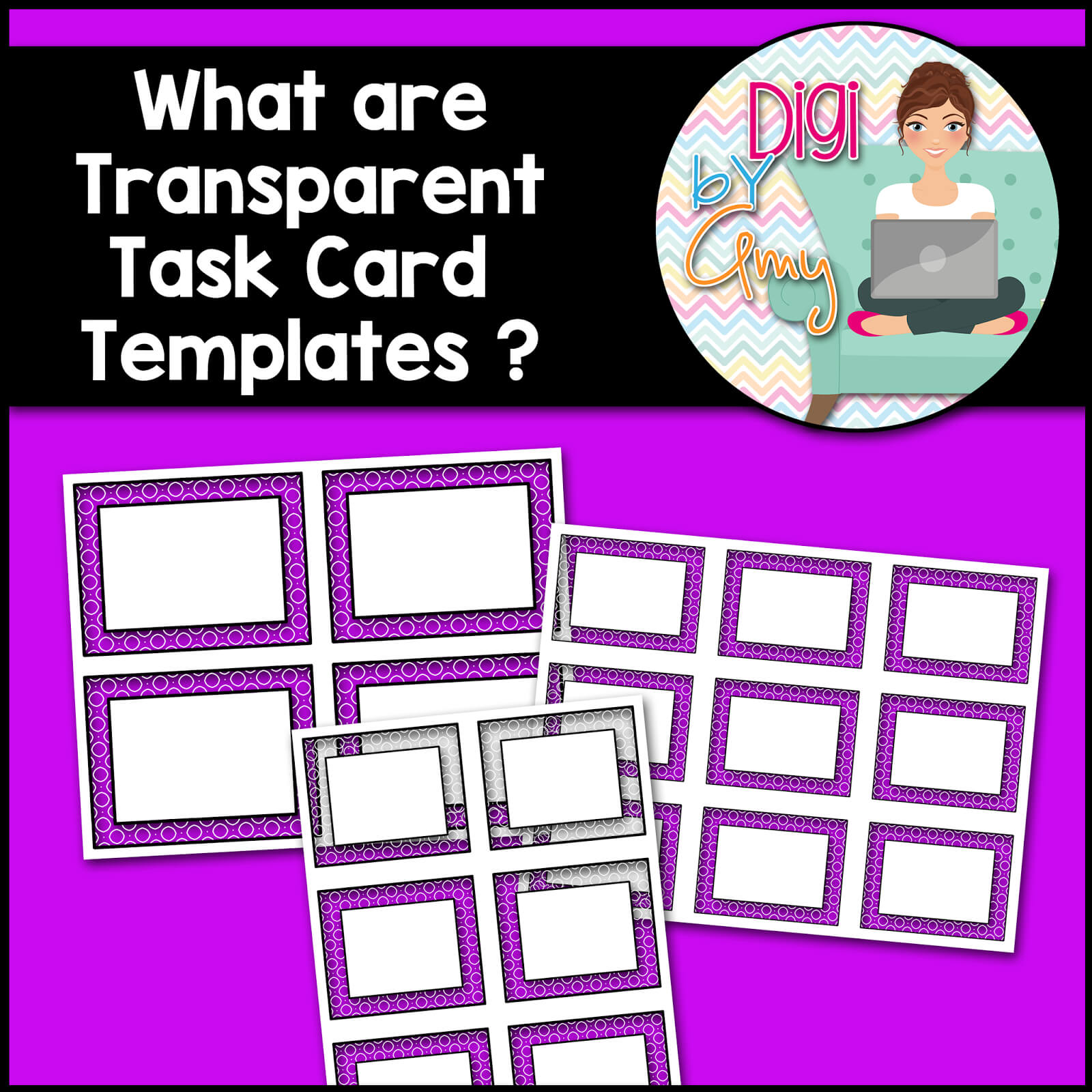 Digiamy: What Are Transparent Task Card Templates? In Task Card Template