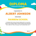 Diploma Preschool Certificate Template – Download Free Regarding Choir Certificate Template