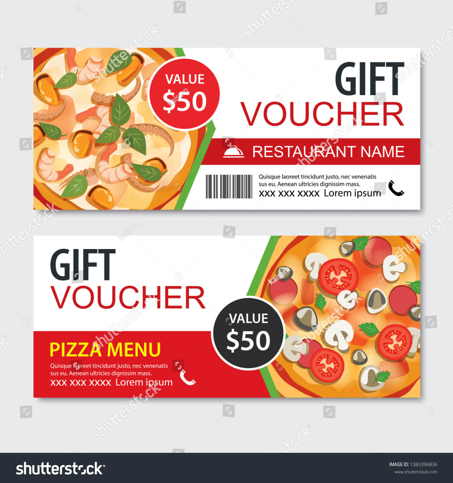 Discount Gift Voucher Fast Food Template | Business/finance For Pizza Gift Certificate Template