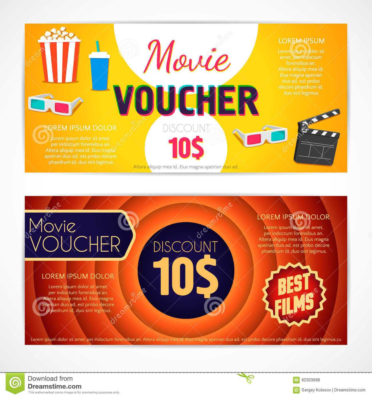 Discount Voucher Movie Template, Cinema Gift Certificate Throughout Movie Gift Certificate Template