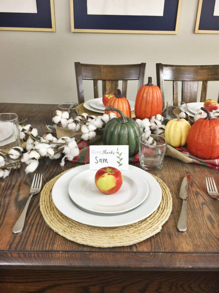 Diy Thanksgiving Place Cards Template | Birkley Lane Interiors With Regard To Thanksgiving Place Card Templates