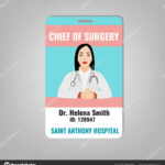 Doctor Id Card — Stock Vector © Annyart #187540738 With Regard To Hospital Id Card Template