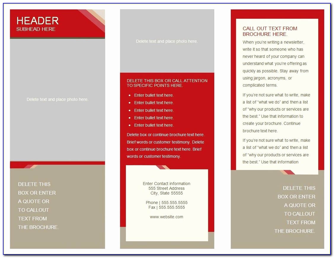 Double Sided Brochure Template | Marseillevitrollesrugby In Google Drive Brochure Templates