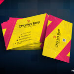 Download] Creative Business Card Free Psd | Psddaddy Pertaining To Business Card Template Size Photoshop