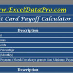 Download Credit Card Payoff Calculator Excel Template throughout Credit Card Interest Calculator Excel Template
