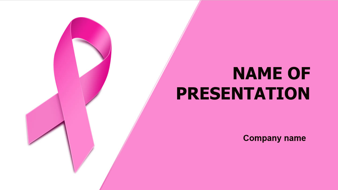 Download Free Breast Cancer Powerpoint Template And Theme Within Free Breast Cancer Powerpoint Templates