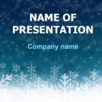 Download Free Deep Snow Powerpoint Template And Theme For In Snow Powerpoint Template