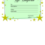 Download Hd Homemade Gift Certificate Template Main Image With Regard To Homemade Gift Certificate Template