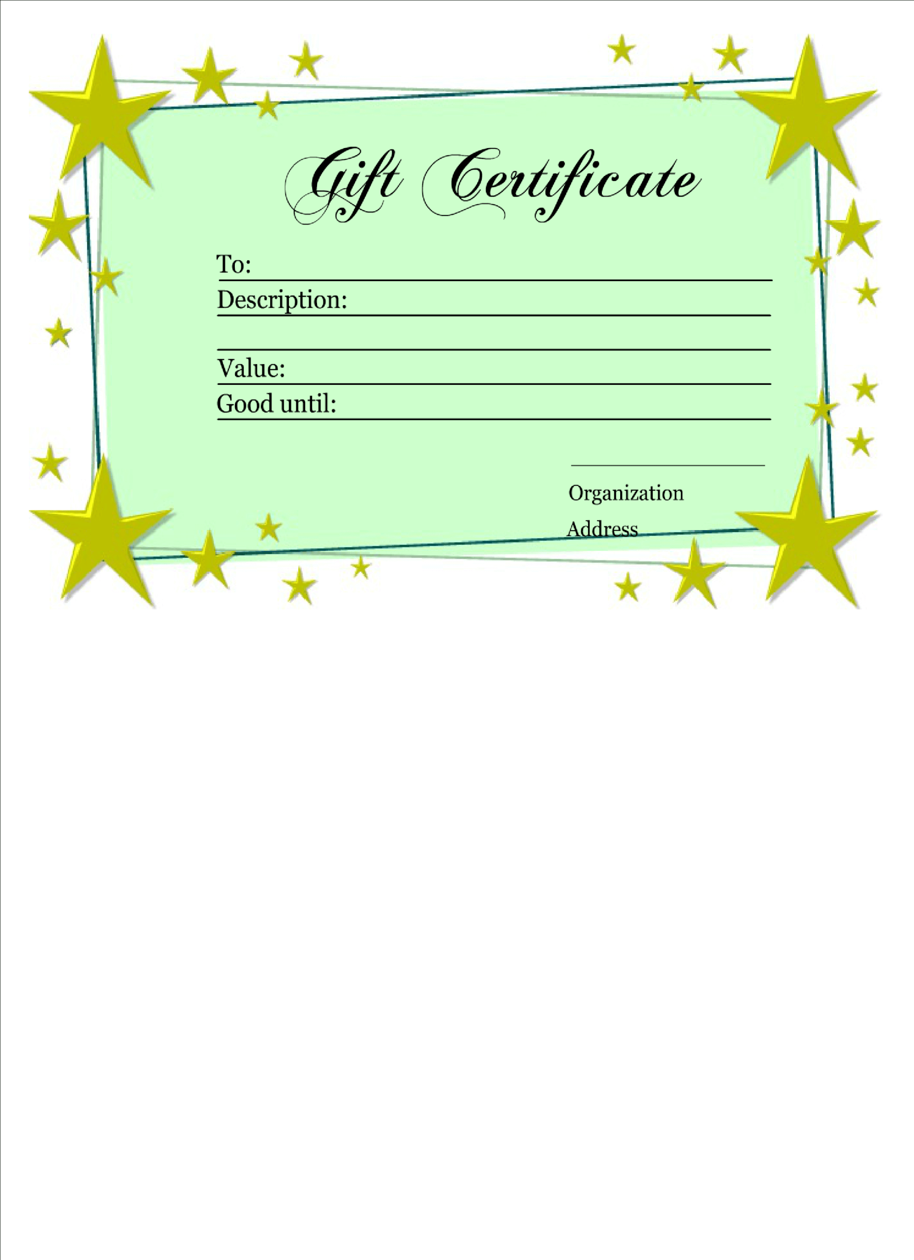 Download Hd Homemade Gift Certificate Template Main Image With Regard To Homemade Gift Certificate Template