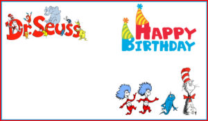 Dr Seuss Free Printable Invitation Templates | Invitations within Dr Seuss Birthday Card Template