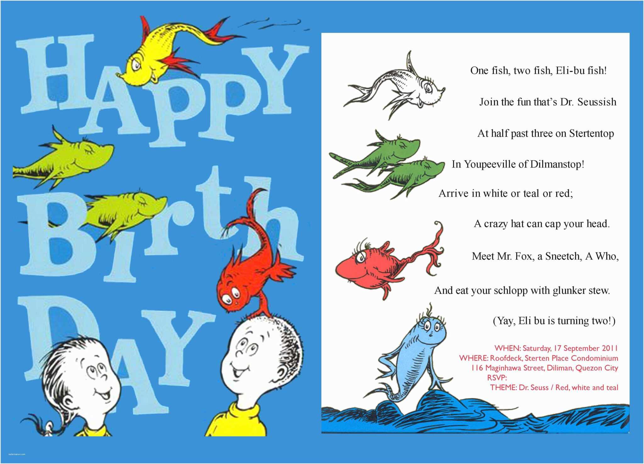 Dr Seuss Party Invitations Top 12 Dr Seuss Birthday Party With Dr Seuss ...