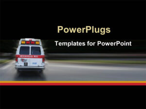 √ Powerpoint Template: Ambulance Going To Hospital For pertaining to Ambulance Powerpoint Template