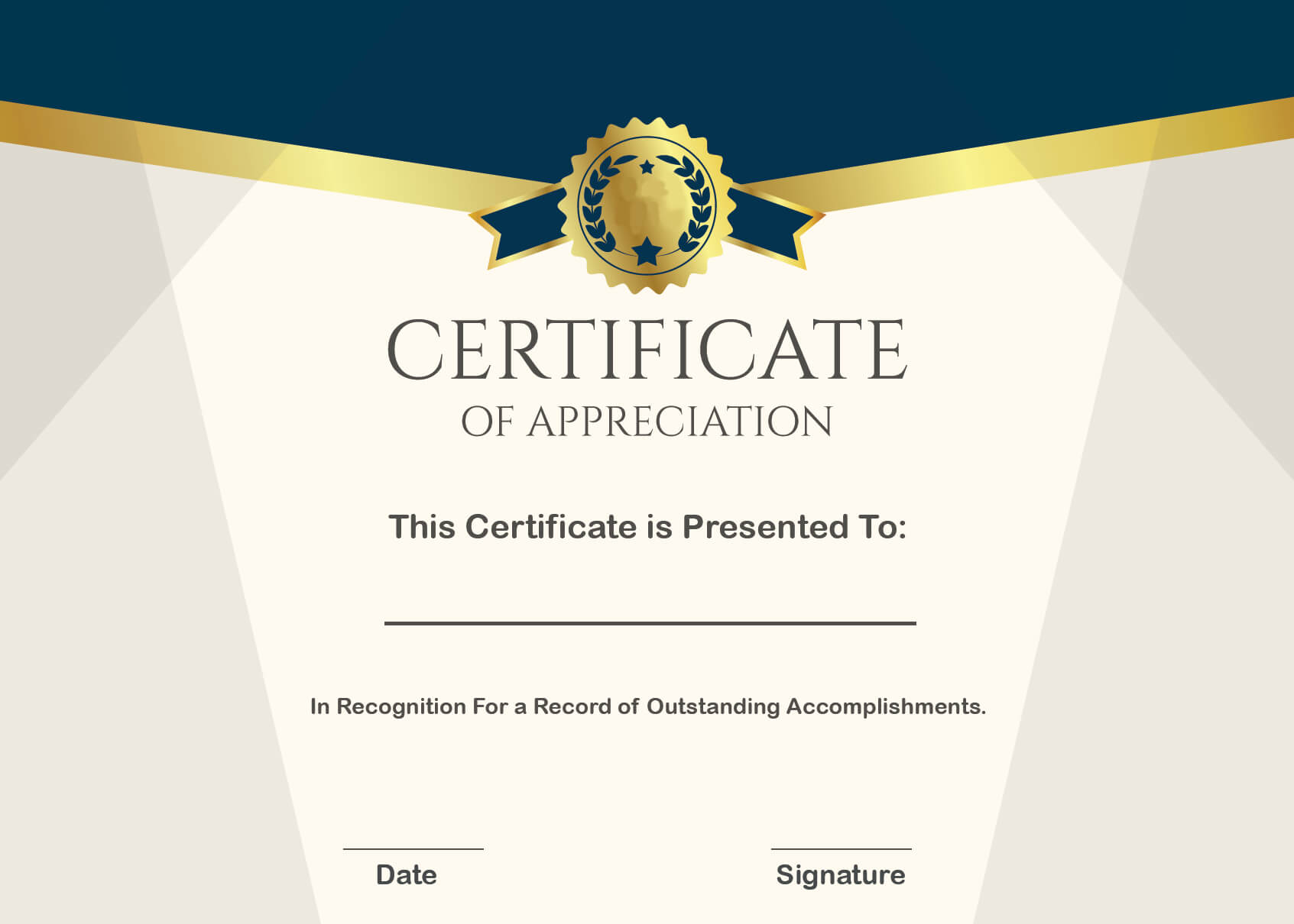 ❤️ Sample Certificate Of Appreciation Form Template❤️ Pertaining To Gratitude Certificate Template