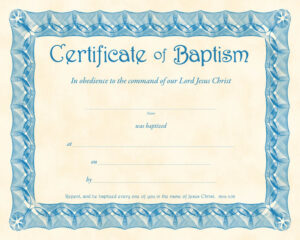 ❤️free Sample Certificate Of Baptism Form Template❤️ inside Christian Baptism Certificate Template