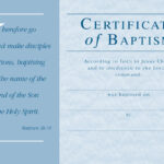 ❤️free Sample Certificate Of Baptism Form Template❤️ Intended For Christian Certificate Template