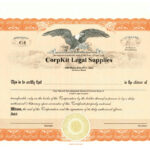 Eagle Non Reflecting Pdf Template Throughout Llc Membership Certificate Template