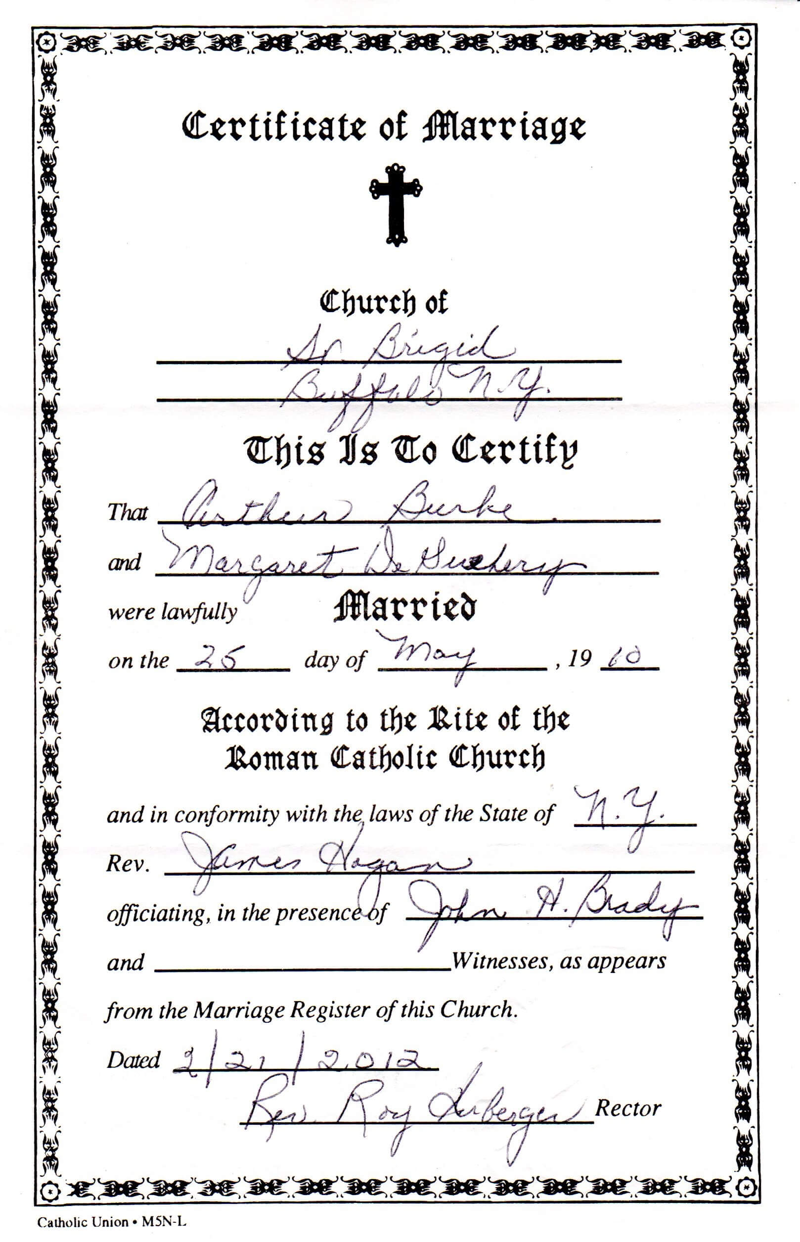Eb167C1 Church Certificate Template Baptism Wedding With Regard To Roman Catholic Baptism Certificate Template