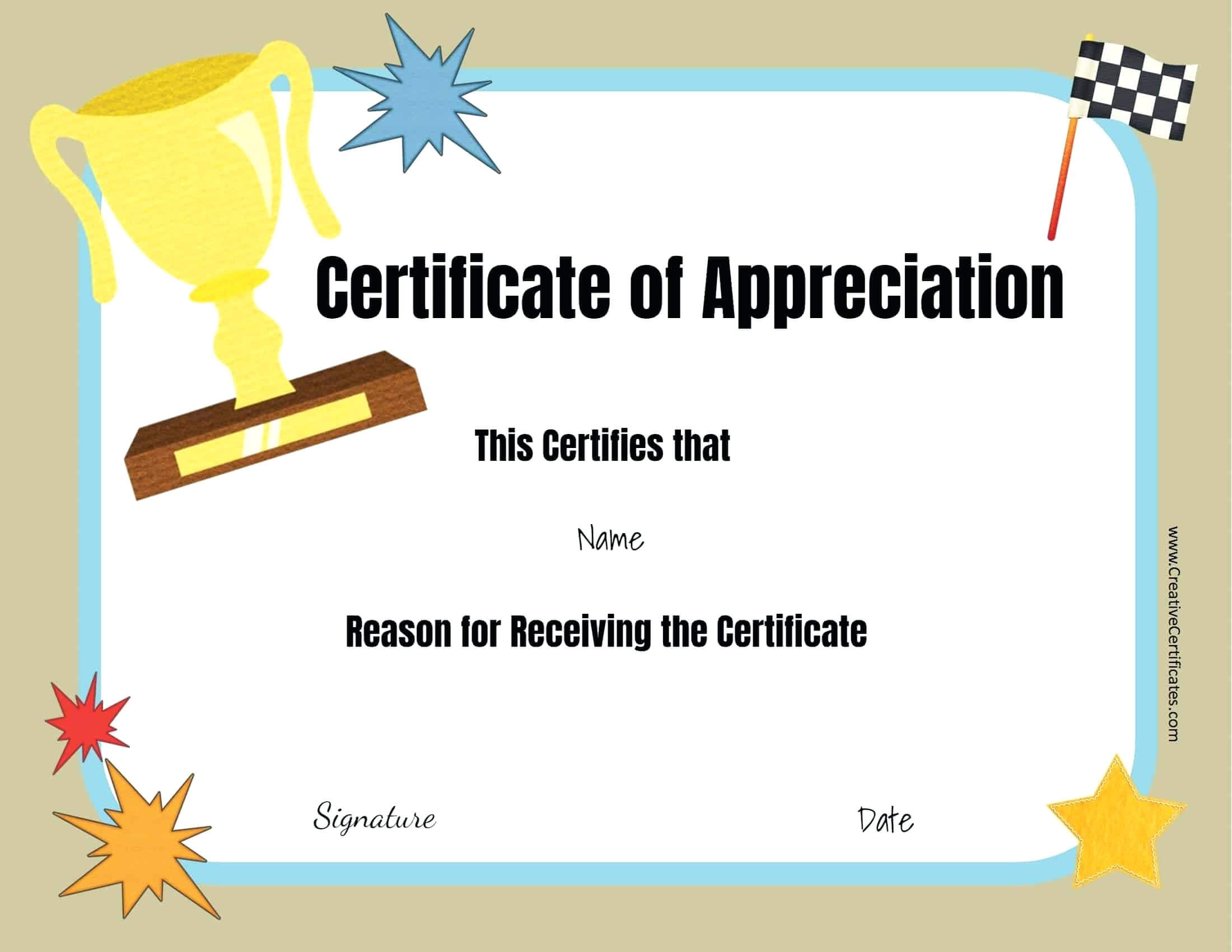 Editable Award Template – Bestawnings Throughout Perfect Attendance Certificate Template