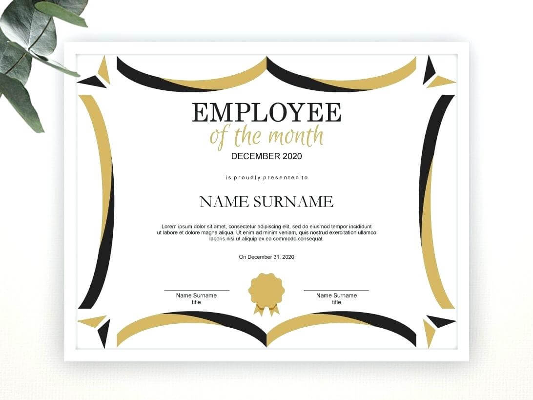Editable Award Template – Bestawnings Within Funny Certificates For Employees Templates