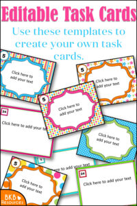 Editable Task Card Templates - Bkb Resources inside Task Card Template