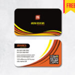 Elegant Business Card Template Free | Free Download Throughout Visiting Card Templates Download