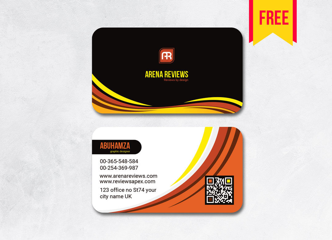 Elegant Business Card Template Free | Free Download Within Download Visiting Card Templates