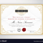 Elegant Certificate Template Design With Elegant Certificate Templates Free